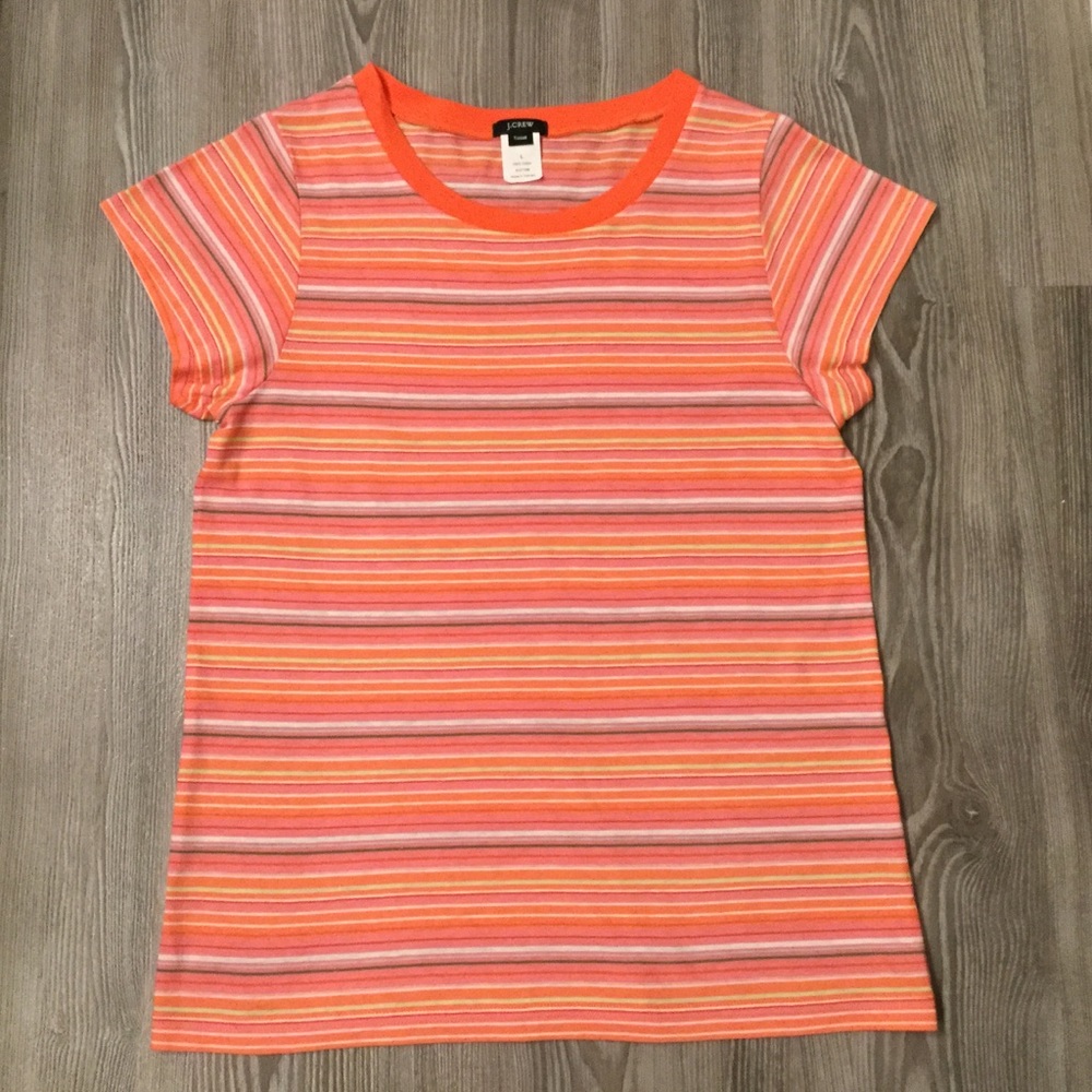 J. Crew Tee 🌺🍊